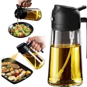 Olive Oil Sprayer – 2-in-1 Dispenser for Cooking, Air Fryer